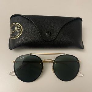 BlazeRound Double Bridge Ray-Ban Sunglasses (NEW WITHOUT TAGS)